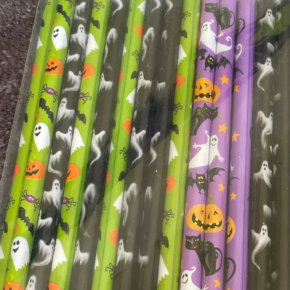 Vintage Halloween Pencils Pack of 30 NOS Sealed Party Favor Collectible Amscan
